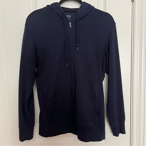 Uniqlo Japan Navy AIRISM lightweight Hoodie (Size Small)